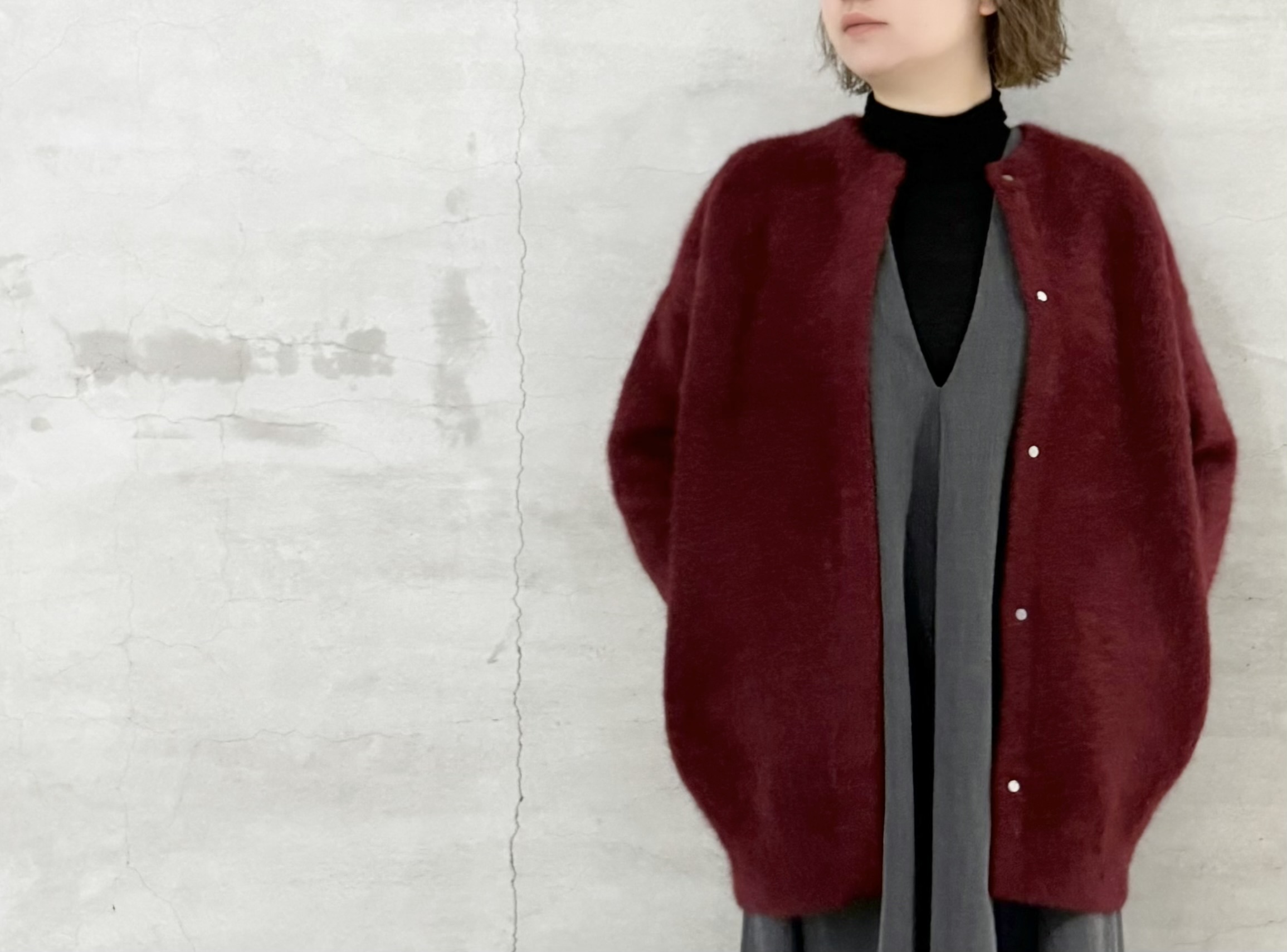 いちにい様　CN RACCOON MIX WCDラクーンカーディガン 毎年着たい”定番の安心感”【ELENDEEK】CN RACCOON MIX WCD | GiGi